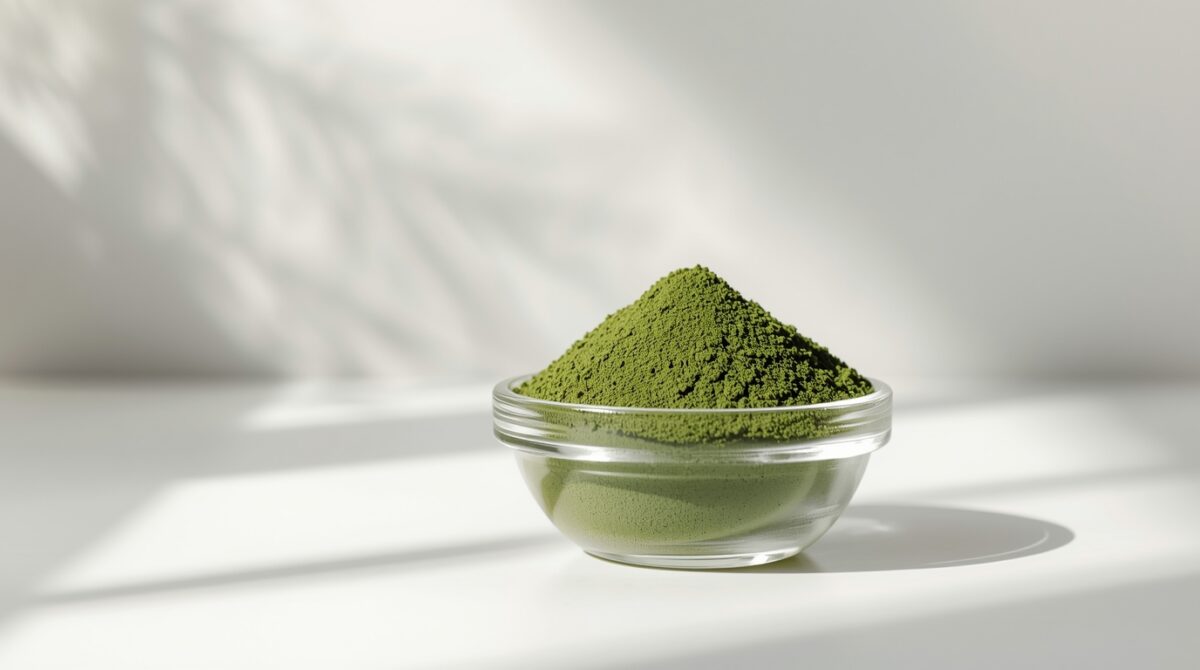 spirulina a tarczyca suplement w minimalistycznym otoczeniu