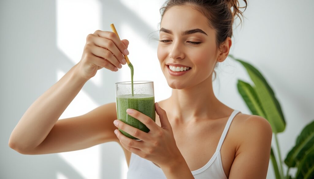 Pij spirulinę na poprawę cery