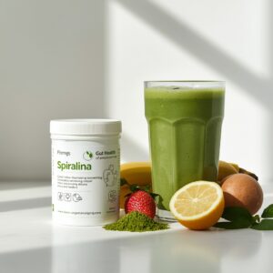 Zdrowa dieta - spirulina w trzech postaciach, płyn, tabletki, proszek